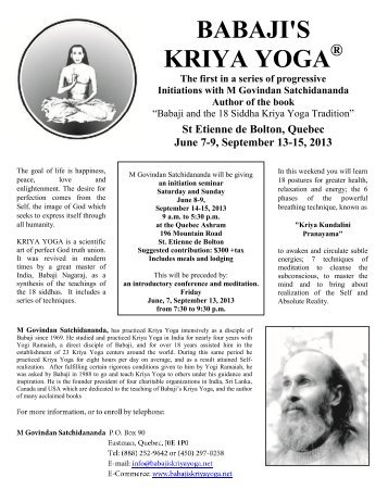 kriya yoga technique free